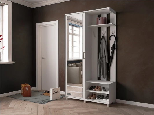 00-00129572 Прихожая ТЭКС Ларго-2, белый