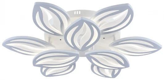 10221/9LED White Потолочная люстра ярусная Escada 10221/9LED White (ночной режим, 220V, пульт управления, цветы)