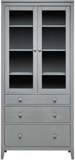 2500000193156 Leset Шкаф-витрина "Мира" (Шкаф для посуды 23) (Массив сосны) Leset арт.2500000193156