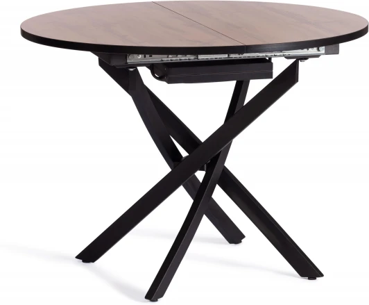 20617 Стол MANZANA (ЛДСП,Металл /Дуб Вотан,Черный)