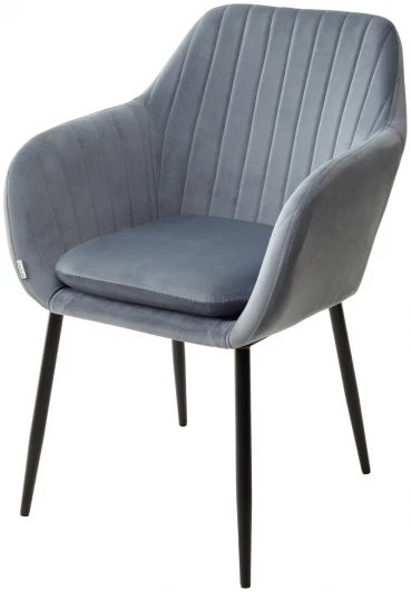 628M03962 Стул ALABAMA BLUVEL-06 BLUE, велюр