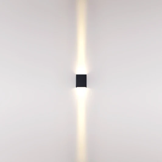 7188/10WL Фасадный светильник черный/металл Odeon Light Arrow 7188/10WL IP65 LED 2*5W 3000K 8° 85-265V