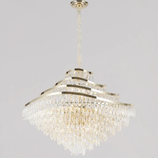 IL5083-800PZF-25 GD ELITE Подвесная люстра хрустальная ILLUMICO IL5083-800PZF-25 GD ELITE
