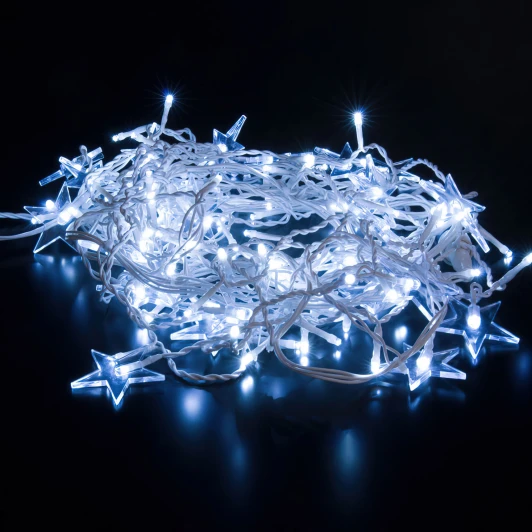 100-102 Светодиодная гирлянда бахрома 220B Eurosvet 100-102 белый 3*0,6м IP65