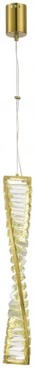 SL6205.303.01 Подвесной светильник ST Luce Elica SL6205.303.01 Латунь/Прозрачный LED 1*11W 3000K (220V, на тросе)