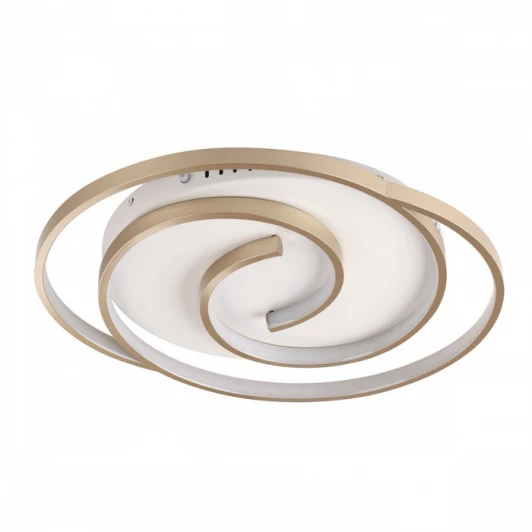 8020/75CL Потолочная большая люстра Lumion Twist 8020/75CL шампань/белый металл/акрил LED 75W 220V 3000-6000K