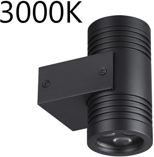 6648/12WL3 Архитектурная подсветка Odeon Light Stima 6648/12WL3 черный/металл IP67 LED 12W 3000K 220V (круглые)