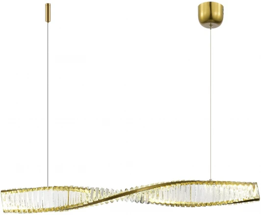 SL6205.323.01 Подвесной светильник ST Luce Elica SL6205.323.01 Латунь/Прозрачный LED 1*25W 3000K (220V, на тросе)