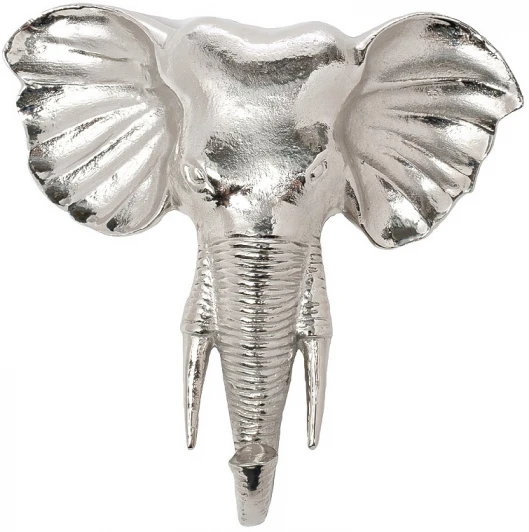 94PR-22498 94PR-22498 Крючок настенный "Слон" цвет хром 25*25*7,6см Garda Decor