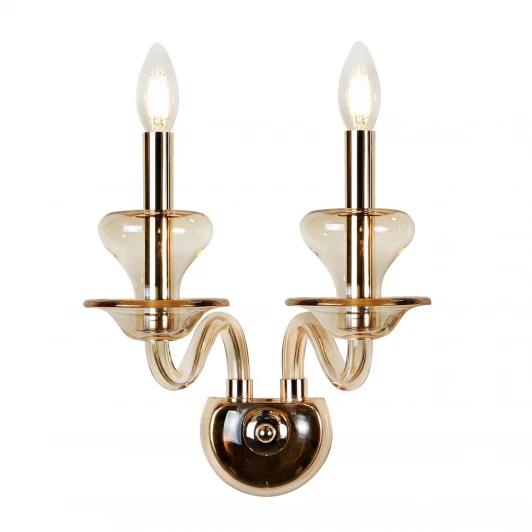 W9448-2 Gold Бра iLamp Mercury W9448-2 Gold (220V, свеча)