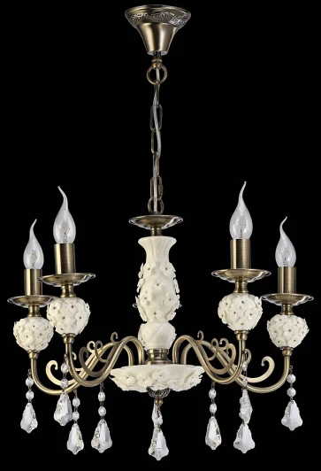 GLAMOUR II 11374/5С ANTIQUE,CERAMIC Подвесная люстра Natali Kovaltseva Glamour II 11374/5С ANTIQUE,CERAMIC