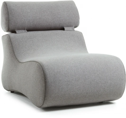 048002 Кресло La Forma (ex Julia Grup) Club (Серый/ Пена,Пластик,Сосна,Дерево,ДСП)