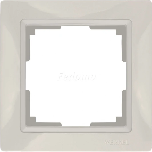 WL03-Frame-01 Рамка на 1 пост Werkel Snabb Basic, слоновая кость