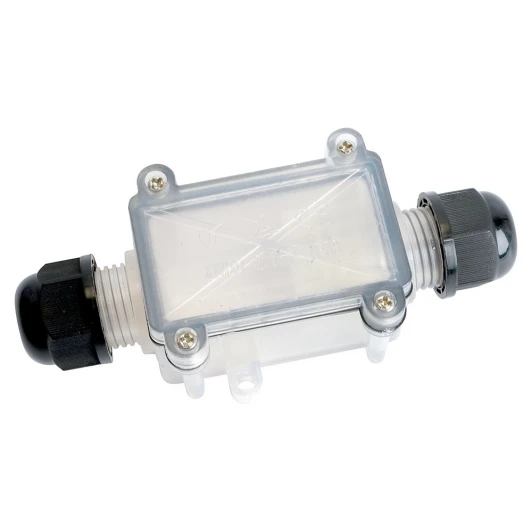 50128 Распределительная коробка на 2 выхода (прозрачный) Stekker 50128