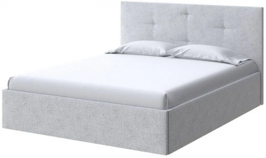 1934402 PROxSON Кровать Mono (Ткань: Жаккард Tesla Стальной) 140x200