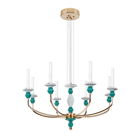 4947/01 SP-8 Подвесная люстра Divinare Capello 4947/01 SP-8 (LED, 220V, на тросе, подсвечник, свеча)