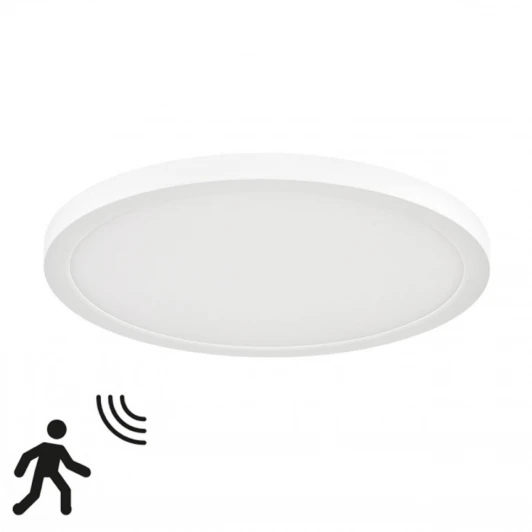 7790/24L Потолочный светильник встраиваемый Sonex Nebula White 7790/24L пластик/белый LED 24Вт 3000/4000/6500К D300 IP44 CCT/датчик движения