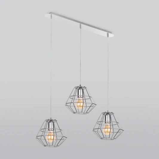 4205 Diamond Silver Подвесной светильник TK Lighting Diamond Silver 4205