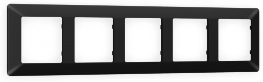 AF110705 Рамка Ambrella Volt ALFA Line (Черный матовый) 5-ая AF110705