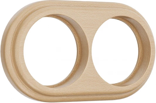 W0025224 Рамка на 2 поста (светлый бук) Werkel W0025224 (a050996)