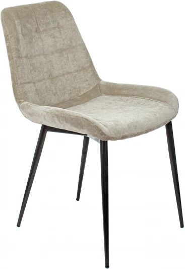 KF-6/LT21 Стул для кухни Бюрократ KF-6 песочный Light 21 металл черный на ножках (KF-6/LT21)