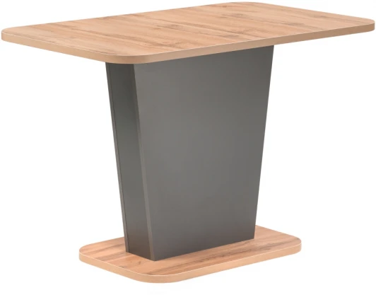 514757 Стол на тумбе Woodville Лурвин дуб вотан / графит 514757