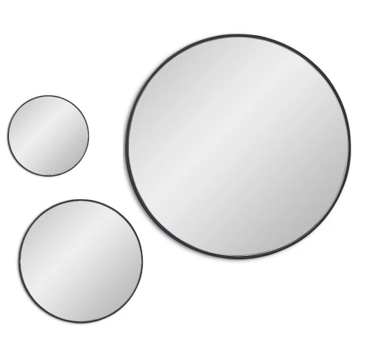 SM015BL Mars Black Сет из 3-х зеркал Ø55, Ø30, Ø20 см Art-Zerkalo SM015BL 13759