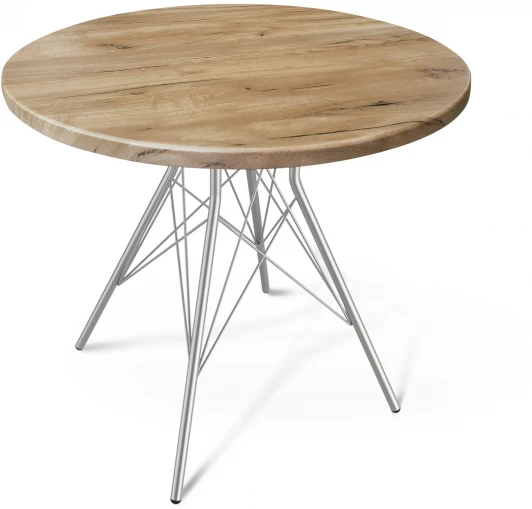 5657442501 Стол SHT-TU2-1/80 МДФ хром лак/дуб тортуга Sheffilton SHT-TU2-1 5657442501