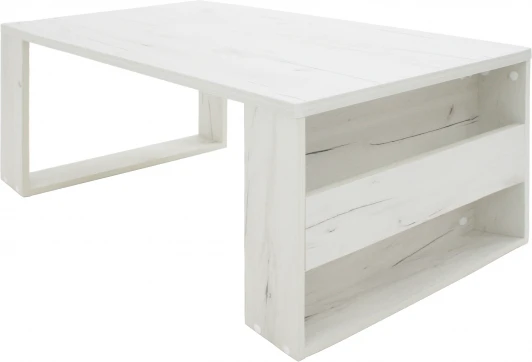 008898 Стол журнальный BeautyStyle 25 дуб крафт белый/без стекла Mebelik арт.008898