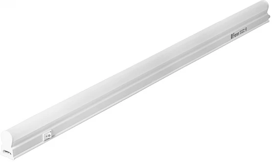 48143 Настенный светодиодный светильник линейный Feron AL5038 48143 6500K 9W с выключателем и сетевым шнуром (220V)