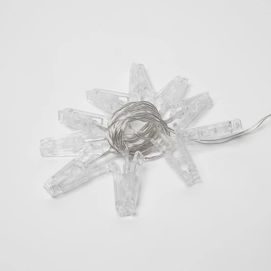 ULD-S0200-010/STB/2AA WARM WHITE IP20 CLIPS Гирлянда Uniel ULD-S0200-010/STB/2AA WARM WHITE IP20 CLIPS