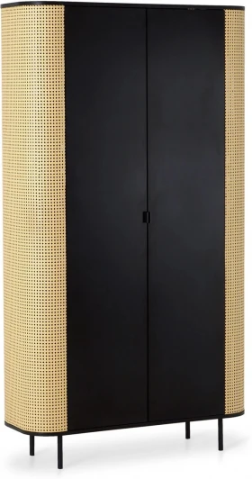 829844 Шкаф Male ОГОГО (арт.829844), (МДФ/Бежевый,Черный)