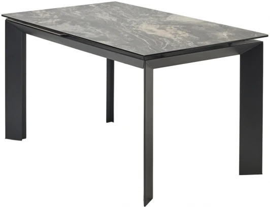 614М05695 Стол M-City CREMONA 180 KL-176, итальянская керамика/ Черный каркас