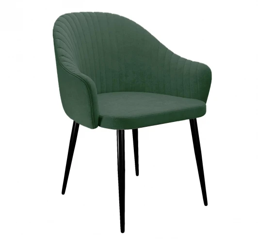00-00079930 Стул DikLine 440 TW14 зеленый, ножки черные арт.00-00079930