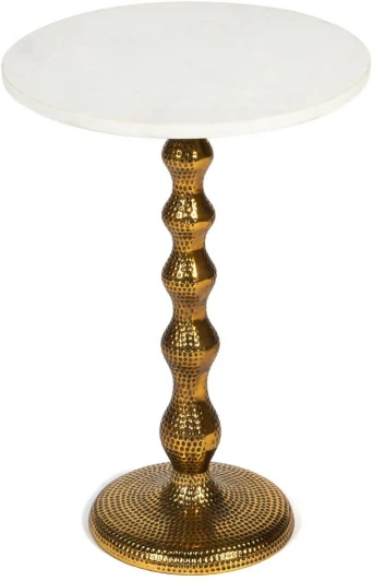 14094 Столик кофейный Secret De Maison BOLLY ( mod. 12483-M ) (Алюминий,Мрамор /Античная медь)