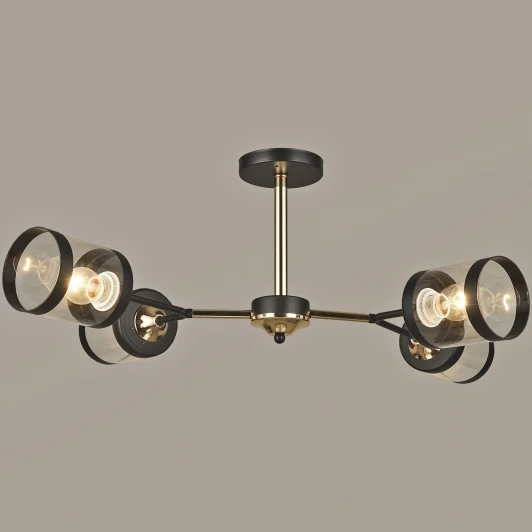 03592-0.3-04 FGD+BK Потолочная люстра на штанге Reluce 03592-0.3-04 FGD+BK (220V)