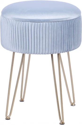 УТ000039499 Пуф Астор светло-голубой Stool Group арт.УТ000039499