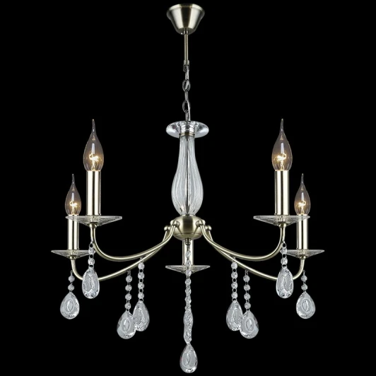 03953-0.4-05 AB Подвесная люстра Reluce 03953-0.4-05 AB (220V, подвески, на цепи, подсвечник, свеча)