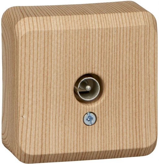 TVA-002D ТВ-розетка накладная оконечная (сосна) Systeme Electric Etude TVA-002D