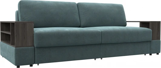 129057 Диван прямой с 2 полками Лига-055 НПБ Лига Диванов (Шенилл) арт.129057