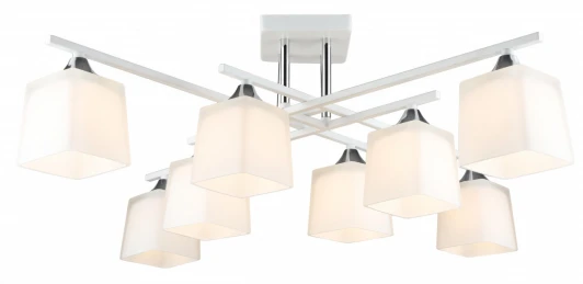 MD.5985-8-S-WH+CH Потолочная люстра Imex MD.5985-8-S-WH+CH