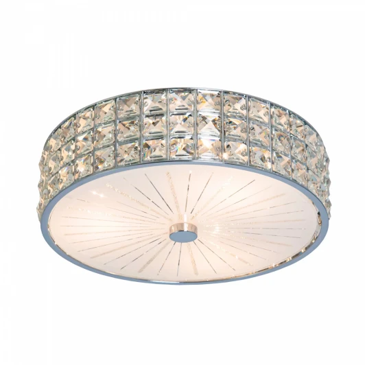 CL324131 Потолочный светильник круглый Citilux Портал CL324131 (220V, хрусталь K9, звезды)