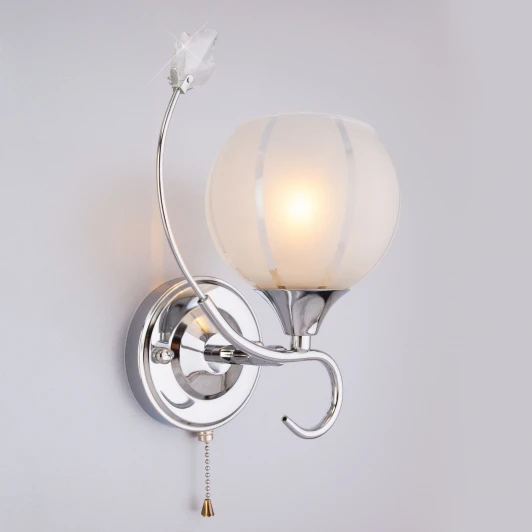 3457/1 хром / белый Бра Eurosvet 3457 3457/1 хром/белый