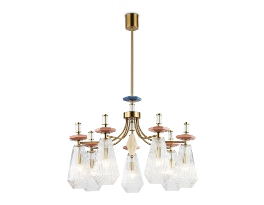 LH53184 Потолочная люстра на штанге на штанге с керамикой Ambrella Ceramo Modern LH53184