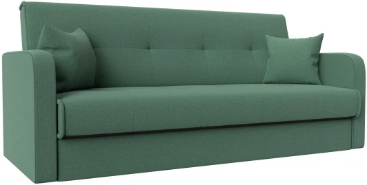 121131 Диван-книжка Надежда (Зеленый/Рогожка) Лига Диванов арт.121131