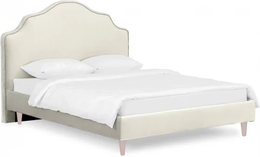 652867 Кровать Queen II Victoria L 1600 ОГОГО (арт.652867), (Ткань/Бежевый)