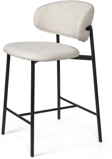 2001000001583 Стул полубарный Top Concept Adele, ткань, светло-серый