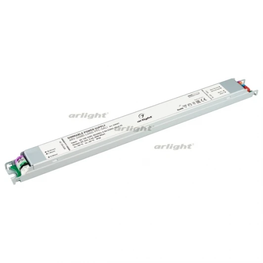 028357 Блок питания ARV-24080-LONG-PFC-DALI (24V, 3.4A, 80W) (IP20 Металл) 028357 Arlight ARV