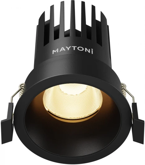 DL117-15W-2.7K-B Встраиваемый светильник Maytoni Dip DL117-15W-2.7K-B (LED, 220V, круглые)