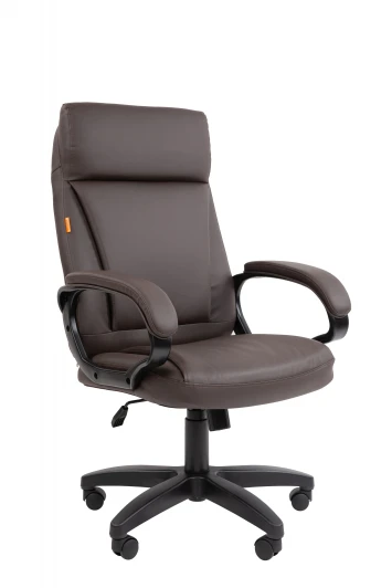 CHAIRMAN 794 LT Офисное кресло Chairman 794LT Россия чер.пласт экокожа коричневая